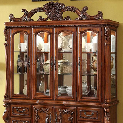 Medieve Antique Oak Hutch & Buffet - Carl's Furniture (Garden City, KS)