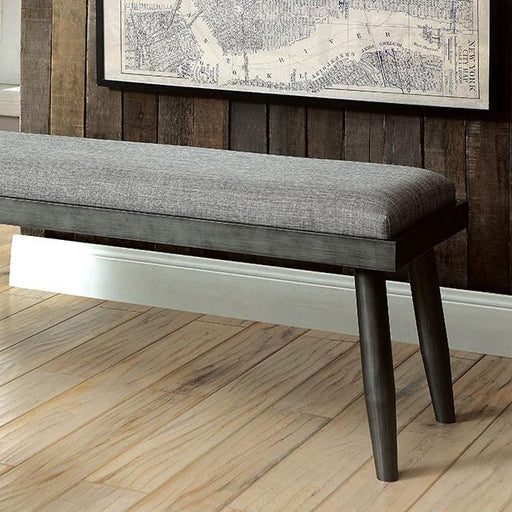 Vilhelm I Gray Bench - Carl's Furniture (Garden City, KS)