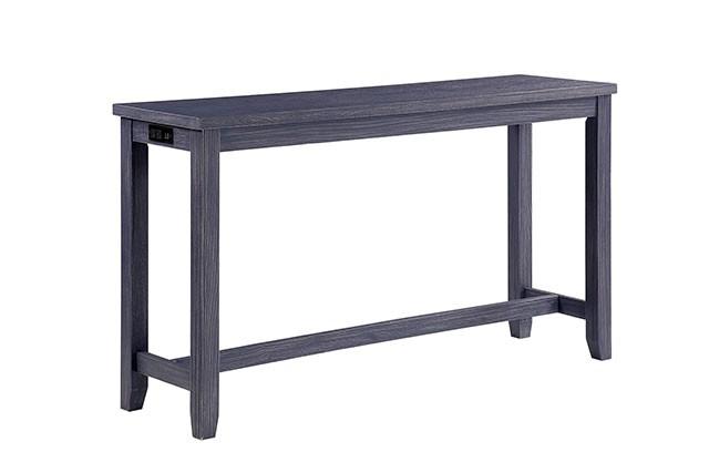 Caerleon 3 & 4 Piece Counter Ht. Set Gray & Blue - Carl's Furniture (Garden City, KS)