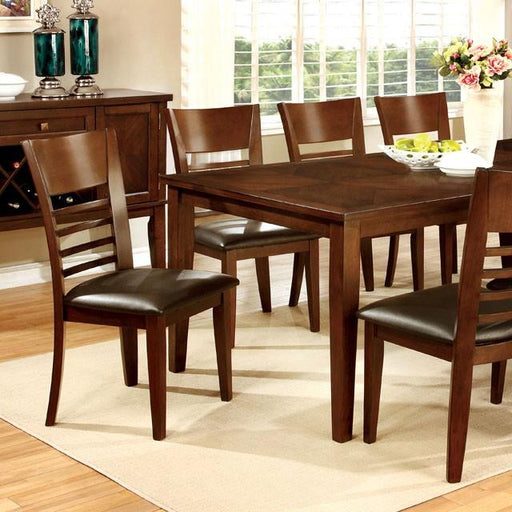 HILLSVIEW I Brown Cherry 78" Dining Table w/ 18" Leaf - Carl's Furniture (Garden City, KS)