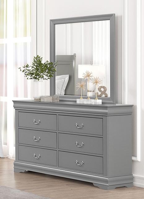 Louis Philippe Mirror - Carl's Furniture (Garden City, KS)