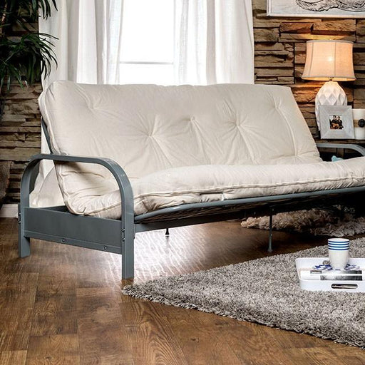 KNOX White 8" White Futon Mattress w/ Inner Spring - Carl's Furniture (Garden City, KS)