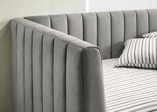NEOMA Twin Daybed, Light Gray - Carl's Furniture (Garden City, KS)