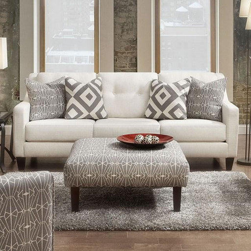 PARKER Ivory Sofa - Carl's Furniture (Garden City, KS)