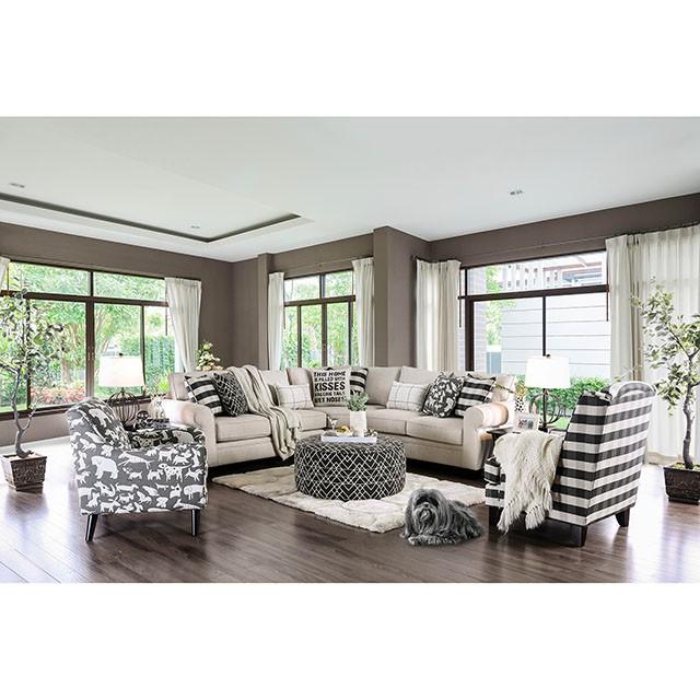 Patricia Ivory Sectional - Carl's Furniture (Garden City, KS)