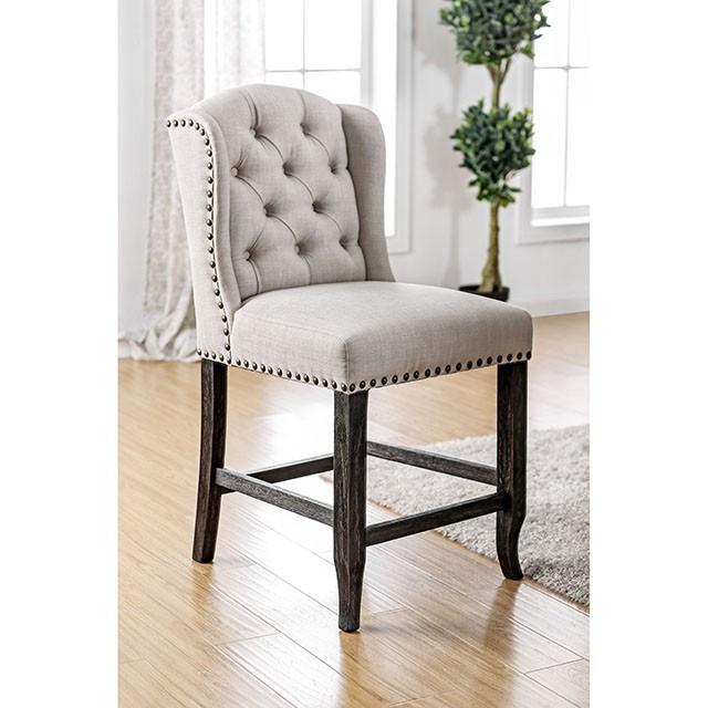 SANIA Counter Ht. Wingback Chair (2/CTN) - Carl's Furniture (Garden City, KS)