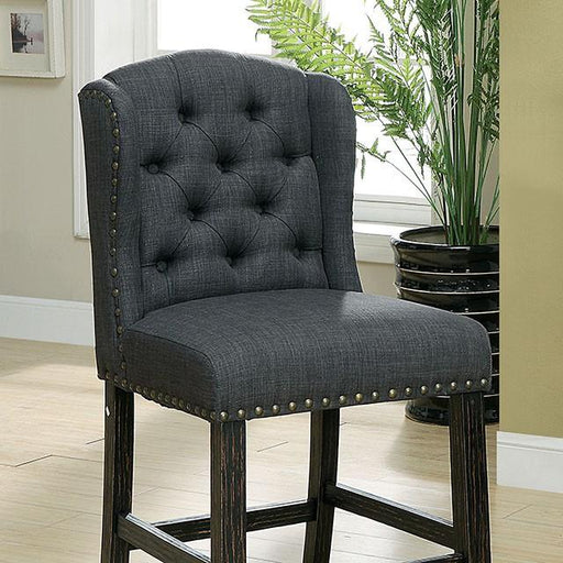 SANIA Counter Ht. Wingback Chair (2/CTN) - Carl's Furniture (Garden City, KS)
