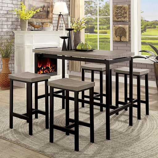 Vilvoorde 5 Pc. Counter Ht. Table Set - Carl's Furniture (Garden City, KS)