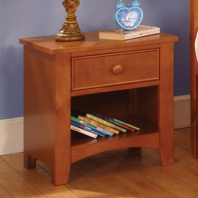 Omnus Oak Night Stand - Carl's Furniture (Garden City, KS)
