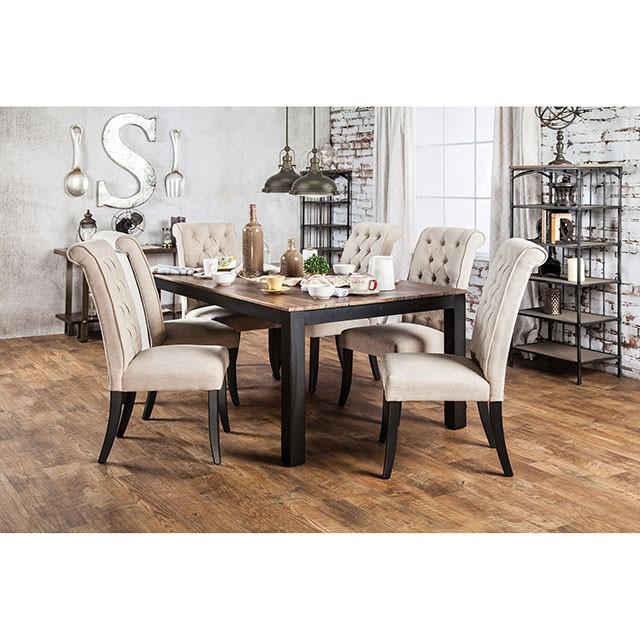 MARSHALL Rustic Oak Dining Table - Carl's Furniture (Garden City, KS)