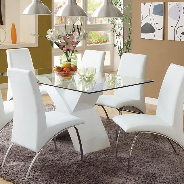 Wailoa White Dining Table - Carl's Furniture (Garden City, KS)