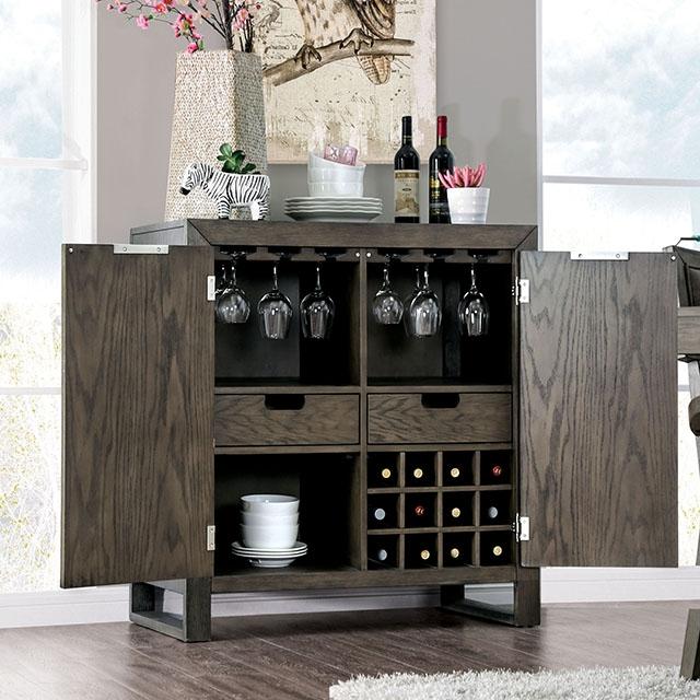 Leeds Gray Dining Table - Carl's Furniture (Garden City, KS)