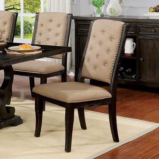 Patience Dark Walnut Side Chair (2/CTN) - Carl's Furniture (Garden City, KS)