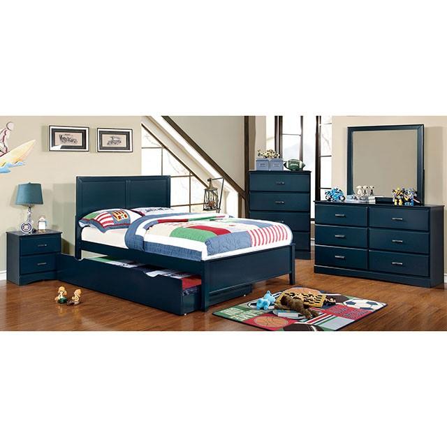 PRISMO Blue Trundle - Carl's Furniture (Garden City, KS)