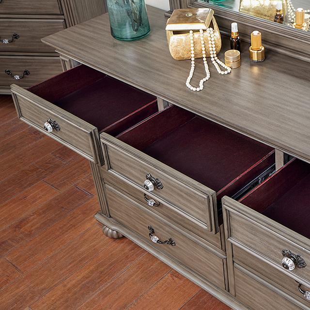 SYRACUSE Dresser, Gray - Carl's Furniture (Garden City, KS)