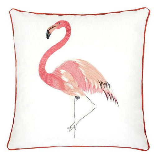 Lina Flamingo 20" X 20" Pillow, Single Flamingo - Carl's Furniture (Garden City, KS)