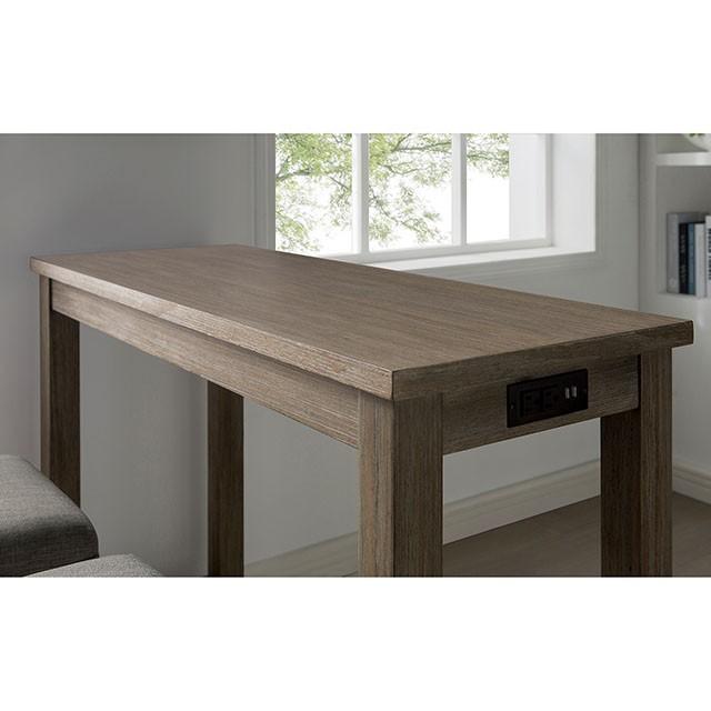Caerleon 3 & 4 Piece Counter Ht. Set Gray & Blue - Carl's Furniture (Garden City, KS)