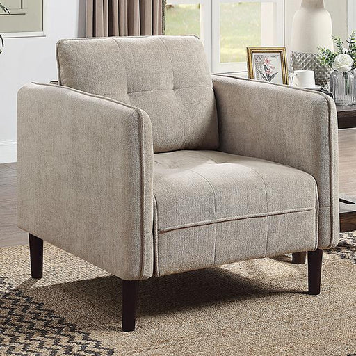 LYNDA Chair, Light Gray - Carl's Furniture (Garden City, KS)