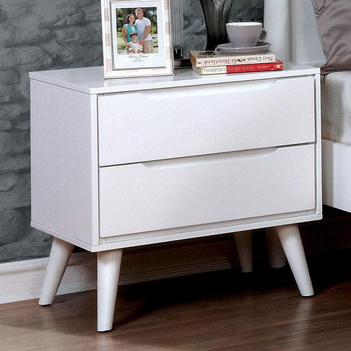 LENNART II White Night Stand - Carl's Furniture (Garden City, KS)