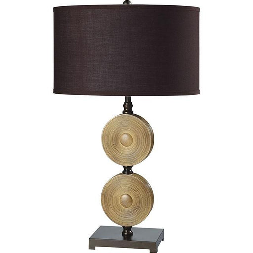 Suzy Light Caramel/Espresso 10"H Table Lamp (2/CTN) - Carl's Furniture (Garden City, KS)