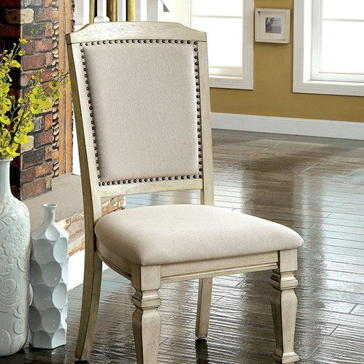 HOLCROFT Antique White/Ivory Side Chair (2/CTN) - Carl's Furniture (Garden City, KS)