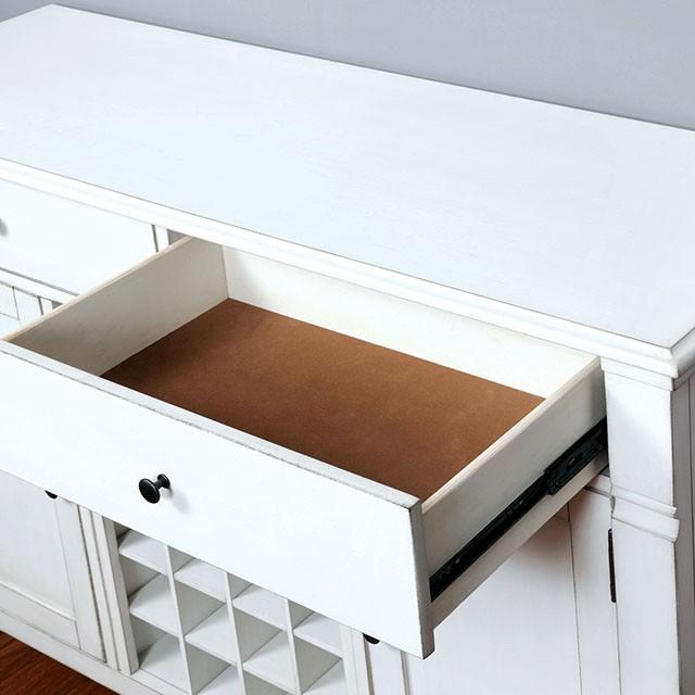 Kaliyah Antique White Server - Carl's Furniture (Garden City, KS)