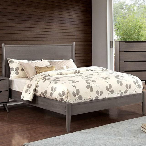 Lennart Gray Cal.King, E.king, & Queen Bed - Carl's Furniture (Garden City, KS)