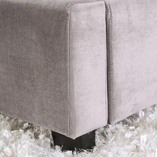 ROSABELLE E.King & Queen Bed, Black, Gray, & Ivory, - Carl's Furniture (Garden City, KS)