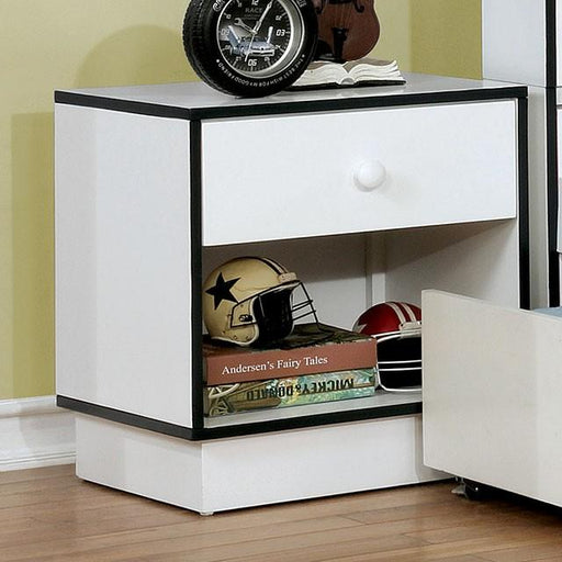 Bobbi Night Stand Blue - Carl's Furniture (Garden City, KS)