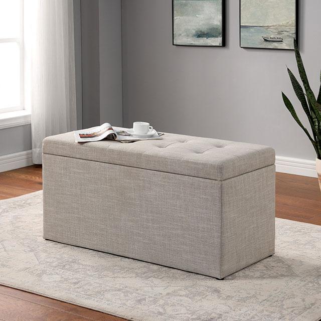 DARYN Storage Bench w/ Ottoman - Carl's Furniture (Garden City, KS)