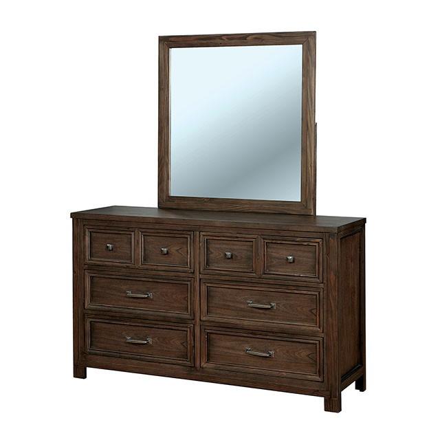 Tywyn Dark Oak Mirror - Carl's Furniture (Garden City, KS)