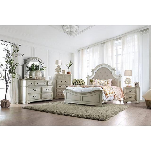 Pembroke Antique Whitewash Mirror - Carl's Furniture (Garden City, KS)