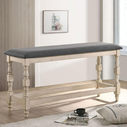 PLYMOUTH Counter Ht. Bench - Carl's Furniture (Garden City, KS)