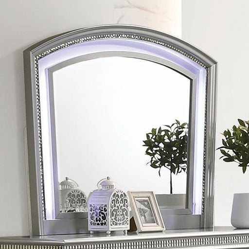 MADDIE Mirror, Silver - Carl's Furniture (Garden City, KS)