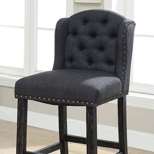 SANIA Bar Ht. Wingback Chair (2/CTN) - Carl's Furniture (Garden City, KS)