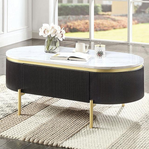 KOBLENZ Coffee Table, Dark Walnut - Carl's Furniture (Garden City, KS)