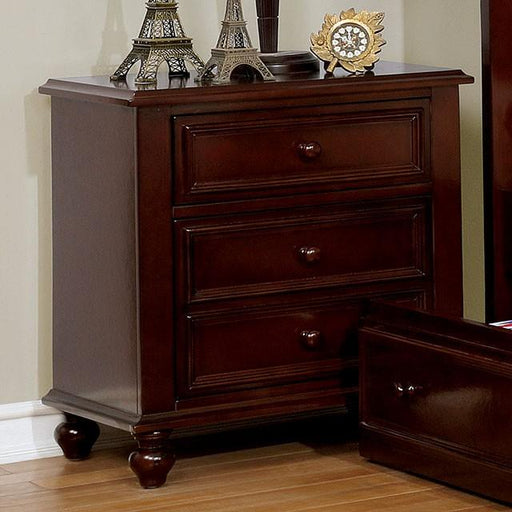 OLIVIA Night Stand, Dark Walnut - Carl's Furniture (Garden City, KS)