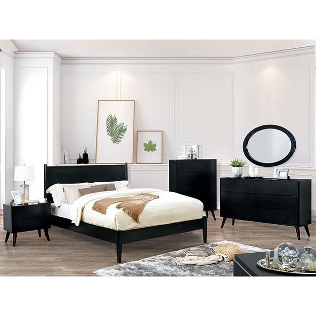 LENNART II Black Oval Mirror - Carl's Furniture (Garden City, KS)