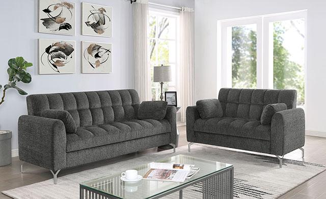 LUPIN Chair, Dark Gray - Carl's Furniture (Garden City, KS)