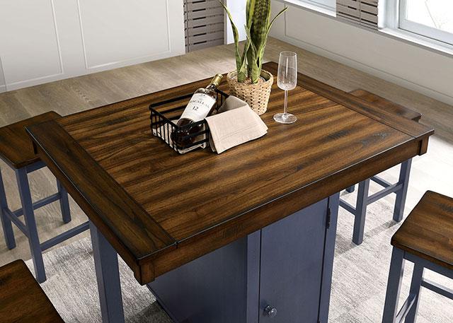 Azurine 5 Pc. Counter Ht. Set - Carl's Furniture (Garden City, KS)