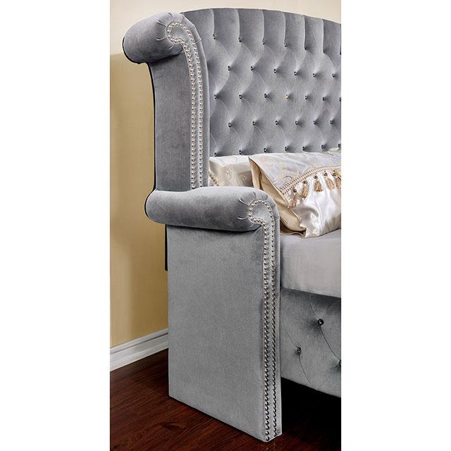 Alzir Night Stand Gray - Carl's Furniture (Garden City, KS)