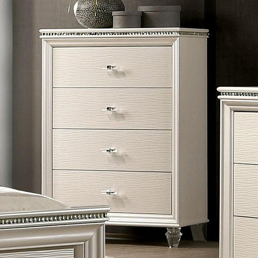 ALLIE Chest Beige & Brown - Carl's Furniture (Garden City, KS)