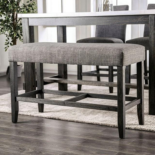 Brule Counter Height Bench Gray - Carl's Furniture (Garden City, KS)