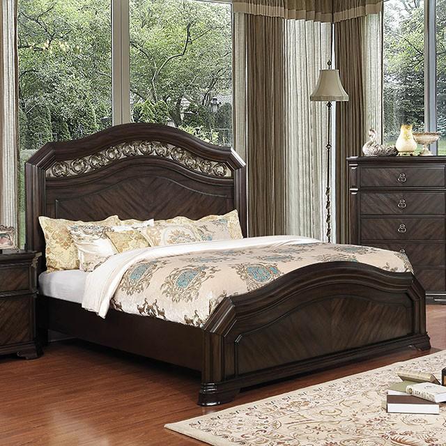 Calliope Bed Walnut & Oak - Carl's Furniture (Garden City, KS)