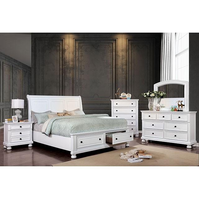 Castor Brown Cherry Queen, E.King, & Cal.King Bed - Carl's Furniture (Garden City, KS)