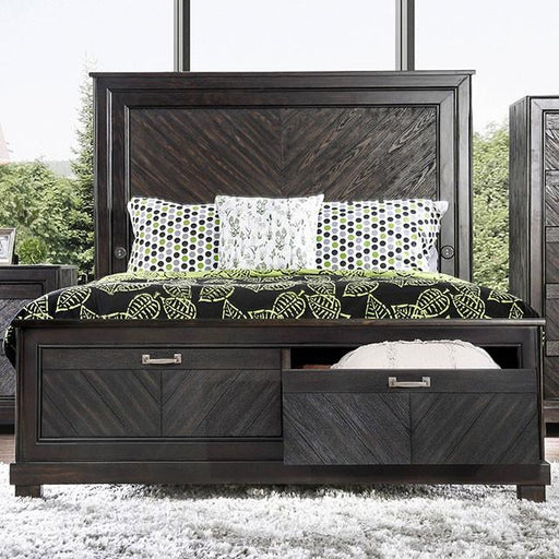 Argyros Espresso Cal.King, E.King, & Queen Bed - Carl's Furniture (Garden City, KS)