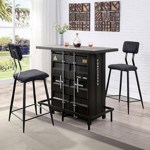 Dicarda 3 Pc Bar Table Set - Carl's Furniture (Garden City, KS)