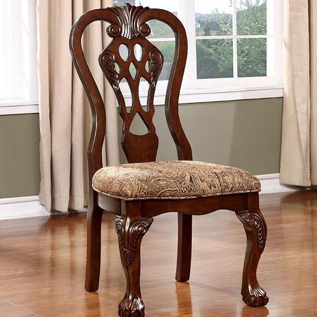 ELANA Brown Cherry Dining Table w/ 18" Butterfly Leaf - Carl's Furniture (Garden City, KS)