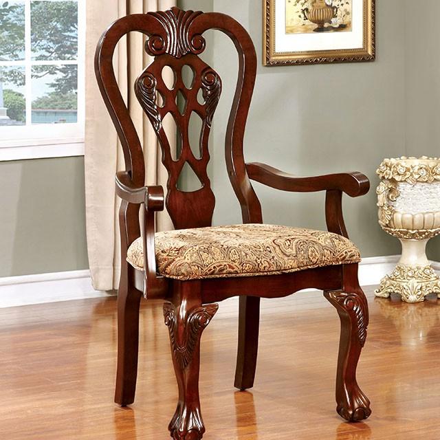 ELANA Brown Cherry Dining Table w/ 18" Butterfly Leaf - Carl's Furniture (Garden City, KS)