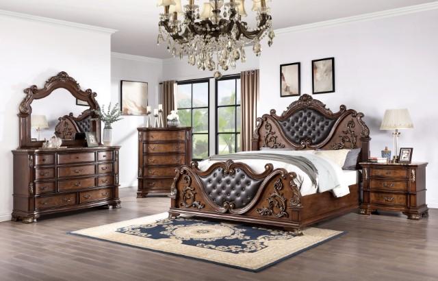 Esparanza Bed Cherry & White - Carl's Furniture (Garden City, KS)